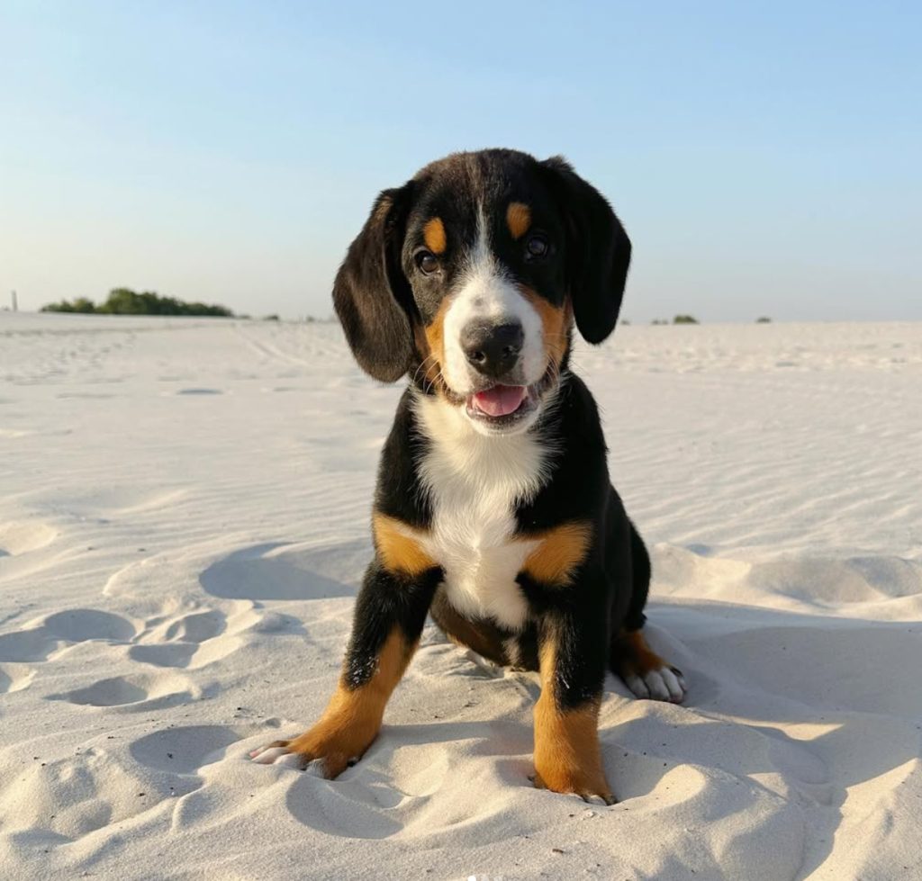 Beach walks — Entlebucher Mountain Dogs